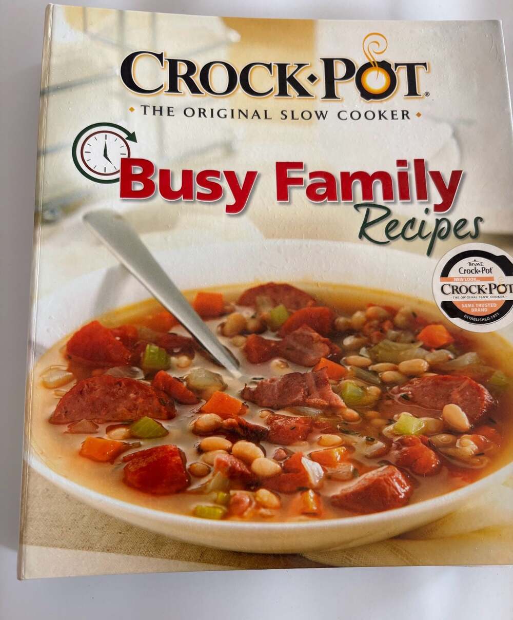 Crock-Pot Busy Family Recipes Spiral Bound Hardcover Cookbook (2010)